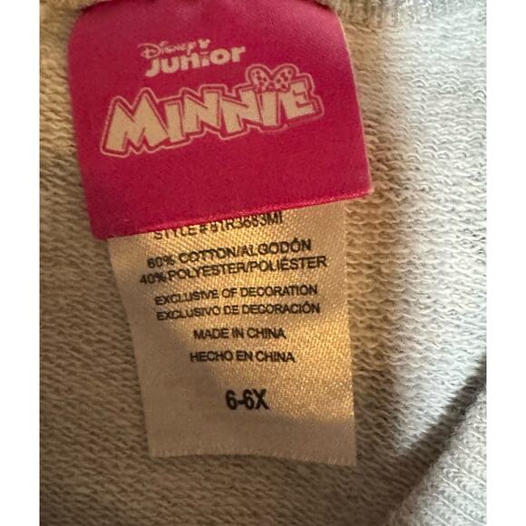 Disney Jr Minnie and Mickey Mouse Jumpsuit Shorts Size 6x - Picture 3 of 3